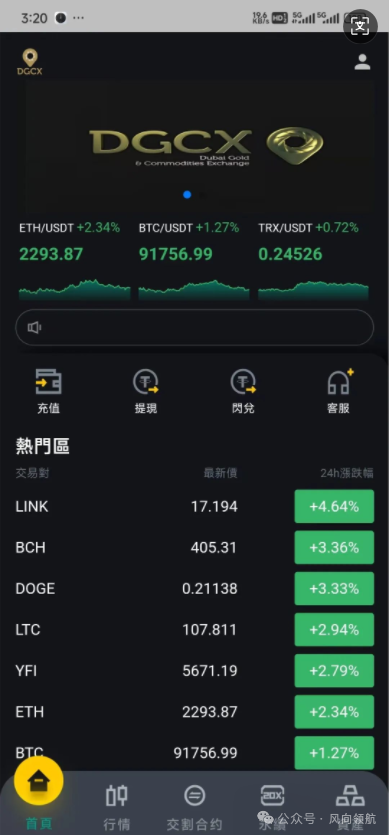 DGCX鑫慷嘉已彻底揭开伪装，正在大肆收割用户！