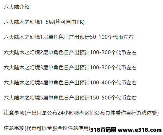 六大陆木之幻境强势来袭，多图稳定产出，传奇打金挂机搬砖更简单！