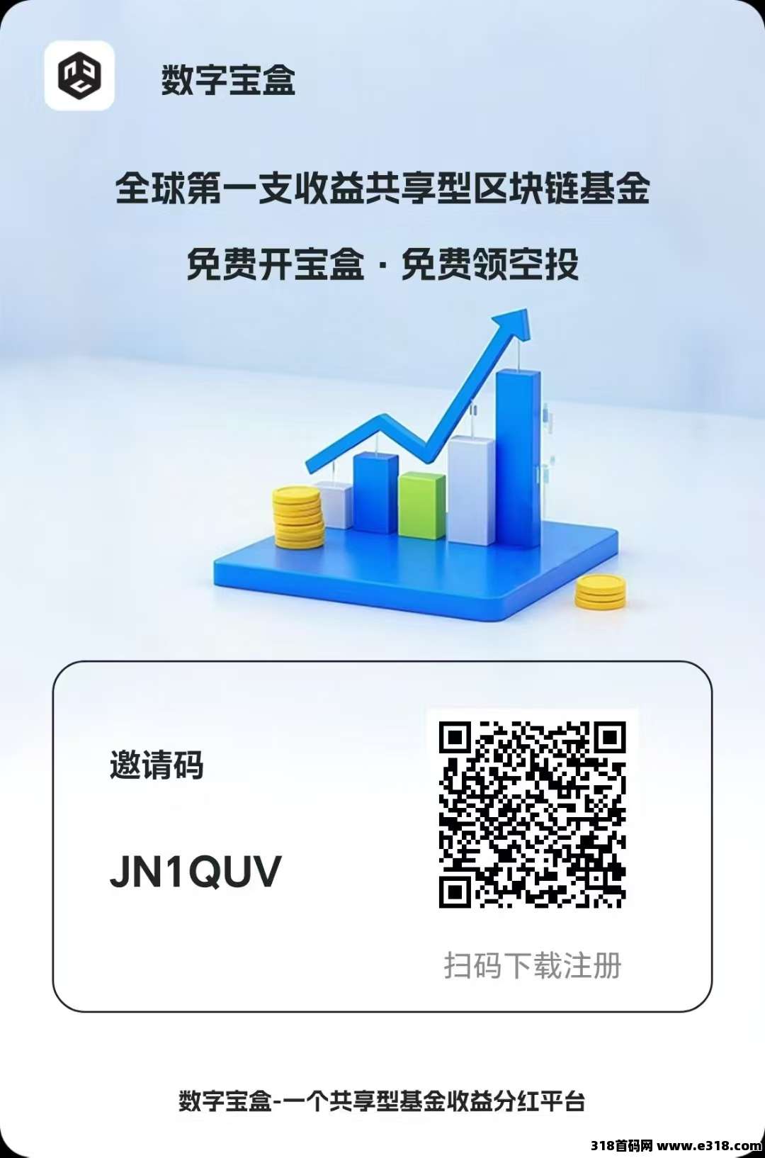 数字宝盒全民免费共享收益数字管理平台，高产期，已开转账随时变现，场外回收